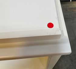 Open Box: Aubrey 2 Shelf Base (36" x 36") - Dutch White