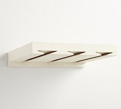 Open Box: Brighton Entertaining Wine Glass Shelf (18") - Bright White