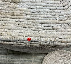Open Box: Coil Double Hamper - Whitewash
