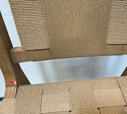 Open Box: Fenton Woven Bar Stool (18") - Seadrift