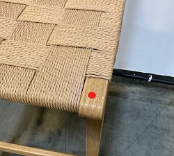 Open Box: Fenton Woven Bar Stool (18") - Seadrift