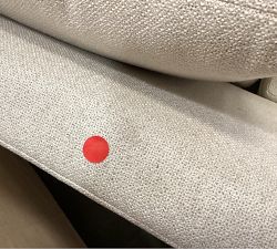 Open Box: Pearce Modern Square Arm Left Loveseat - Performance Boucle Oatmeal