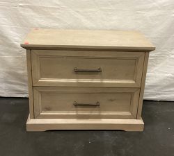 Open Box: Vintners Wide Nightstand (31") - Savanna