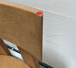 Open Box: Aldon Leather Dining Chair - Maize, Keystone Sandstone Leather