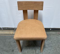 Open Box: Aldon Leather Dining Chair - Maize, Keystone Sandstone Leather