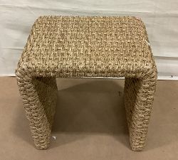 Open Box: Capitola Rectangular Woven Side Table (22") - Natural