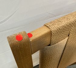 Open Box: Fenton Woven Bar Stool (18") - Seadrift