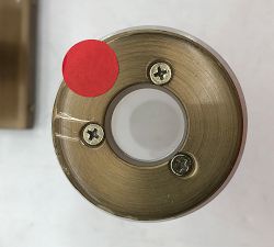 Open Box: Frances Alabaster Double Tube Sconce (22") - Tumbled Brass