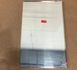 Open Box: Linden Rectangular Mirror (23"W x 37"H) - Polished Nickel