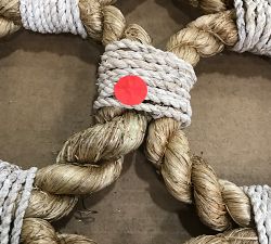Open Box: Rope Wall Art, Rectangle