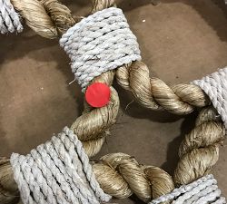 Open Box: Rope Wall Art, Rectangle