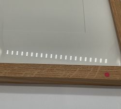 Open Box: Wood Gallery Frame, 16" x 20" (5" x 7", 11" x 14" Opening) - Natural