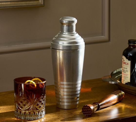 Vintage Cocktail Shaker - Silver