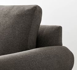 Big Sur Roll Arm 3-Piece Bumper Sectional (115")