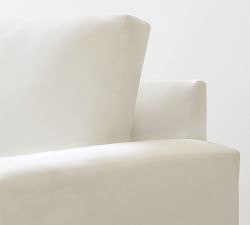Big Sur Square Arm Chaise Sectional (114"&ndash;156")