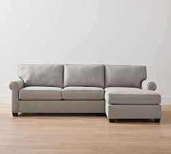 Buchanan Roll Arm Chaise Sectional (94"&ndash;110")