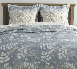 Shadow Floral Percale Sham