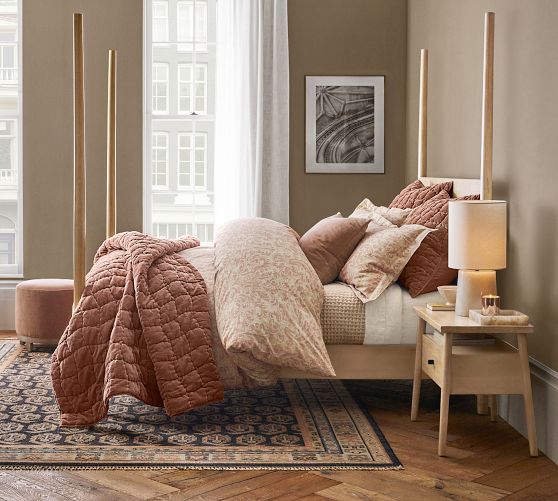 Stella Damask Duvet Cover by Pottery Barn