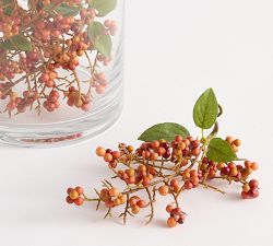Cluster Berry Branch Vase Filler