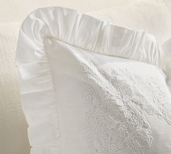 LoveShackFancy Lace Frame Pillow