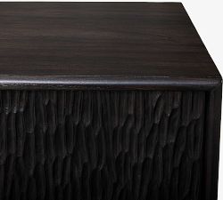 Tarek 4-Door Cabinet, Black (74")