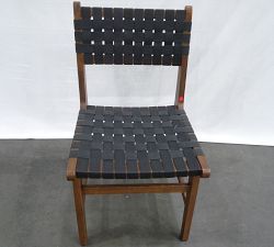 Open Box: Abbott Acacia Woven Outdoor Dining Chair - Brown