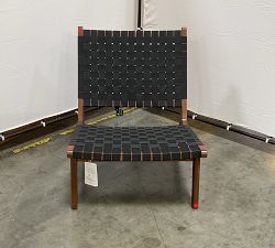Open Box: Abbott Acacia Woven Outdoor Lounge Chair - Brown