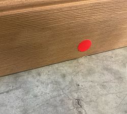 Open Box: Aubrey Modular Media Cabinet Door Base, Left (18"W x 36"H) - Seadrift