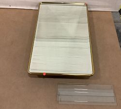 Open Box: Vintage Inset Medicine Cabinet (21"W x 34"H) - Vintage Brass
