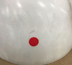 Open Box: Windham Dome Pendant (12") - Bronze, Alabaster