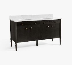 Chris Loves Julia 60" Double Sink Vanity