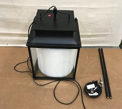 Open Box: Belvedere Metal Indoor/Outdoor Lantern Pendant (23"H) - Oil Bronze