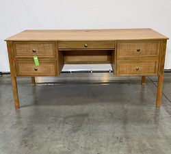 Open Box: Channing Keyhole Desk (64"W x 30"H) - Midland Amber