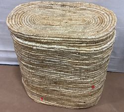 Open Box: Coil Double Hamper - Natural