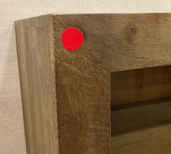 Open Box: Oakleigh Nightstand (25") - Heirloom Wheat, Traditional Hardware