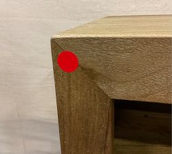 Open Box: Oakleigh Nightstand (25") - Heirloom Wheat, Traditional