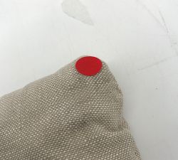 Open Box: Quilted Sofa Topper, Medium - Linen Oatmeal