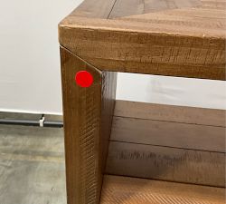 Open Box: Reclaimed Parquet Nightstand (30") - Nantucket Brown