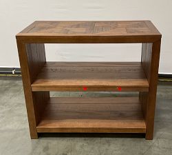 Open Box: Reclaimed Parquet Nightstand (30") - Nantucket Brown