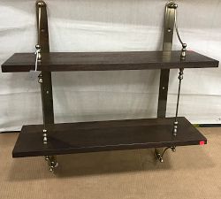 Open Box: Summerville Two Tiered Shelf (30") - Tuscan, Antique Bronze