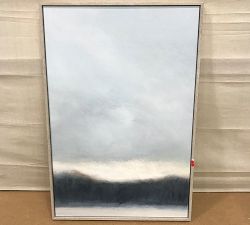 Open Box: Distant Dusk Framed Wall Art, Print 1 (31.25"W x 46.25"H) - Multi, Gray