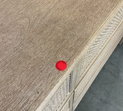 Open Box: Marina Cane 6-Drawer Dresser (66") - Seadrift