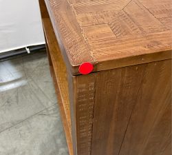 Open Box: Reclaimed Parquet Nightstand (30") - Nantucket Brown