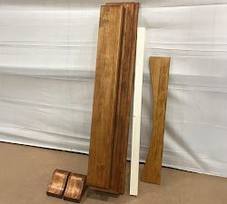 Open Box: Arthur Mantel (60&rdquo;W x 8"D) - Aged Oak