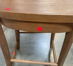 Open Box: Cline Counter Stool (24") - Antique Umber