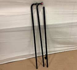 Open Box: Hidden Connection Room Darkening Curtain Rod (108"-144", 1.25" Dia) - Antique Bronze