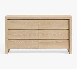 Open Box: Newport 6-Drawer Wide Dresser (64") - Mist
