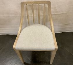 Open Box: Vintners Spindled Dining Chair - Rustic Linen Parchment, Savanna