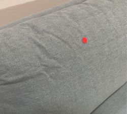 Open Box: York Roll Arm Right Sofa - Performance Rustic Linen Chambray