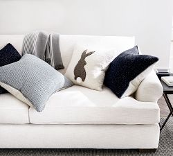 Pom Pom Bunny Sherpa Pillow Cover